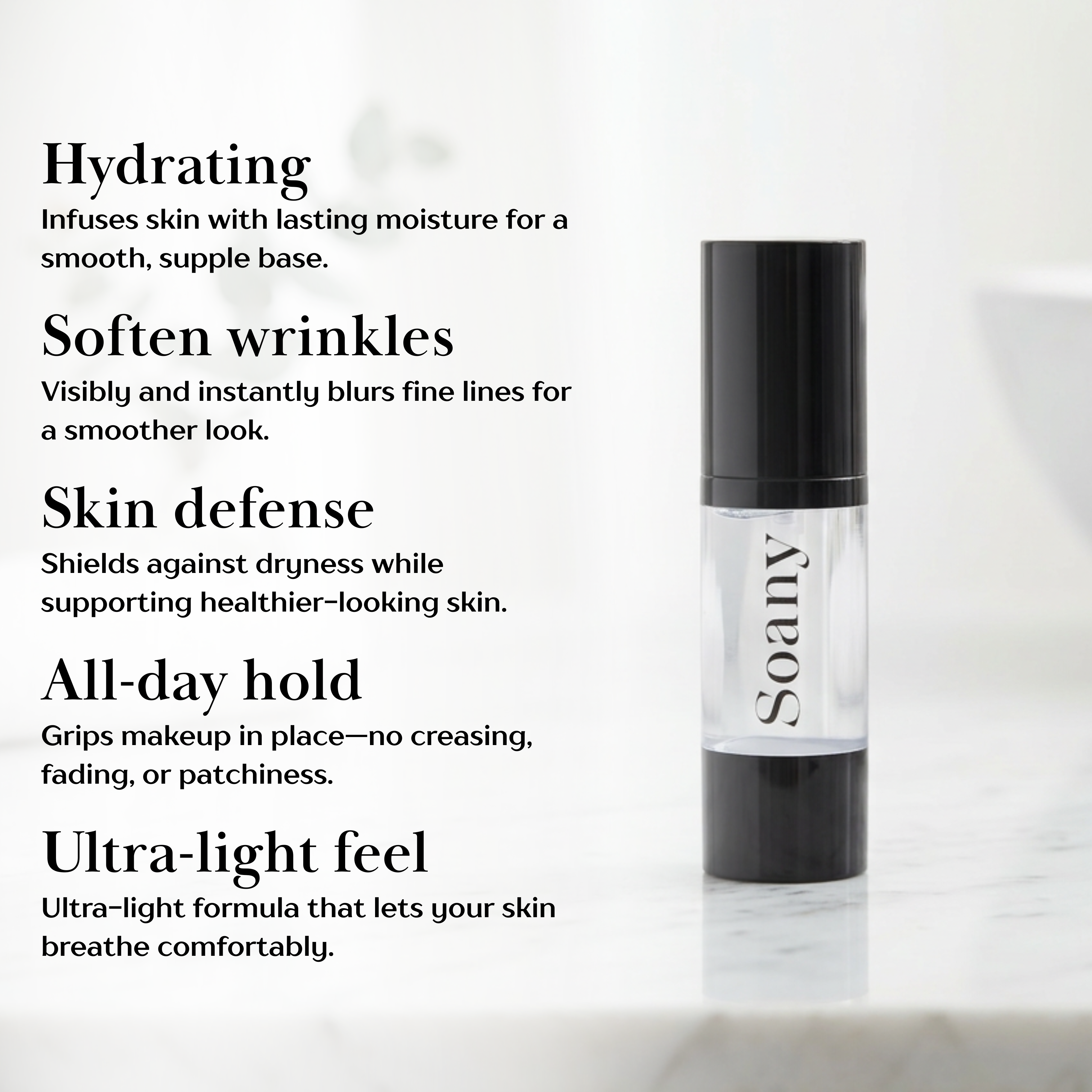 Base velours perfectrice de Soany