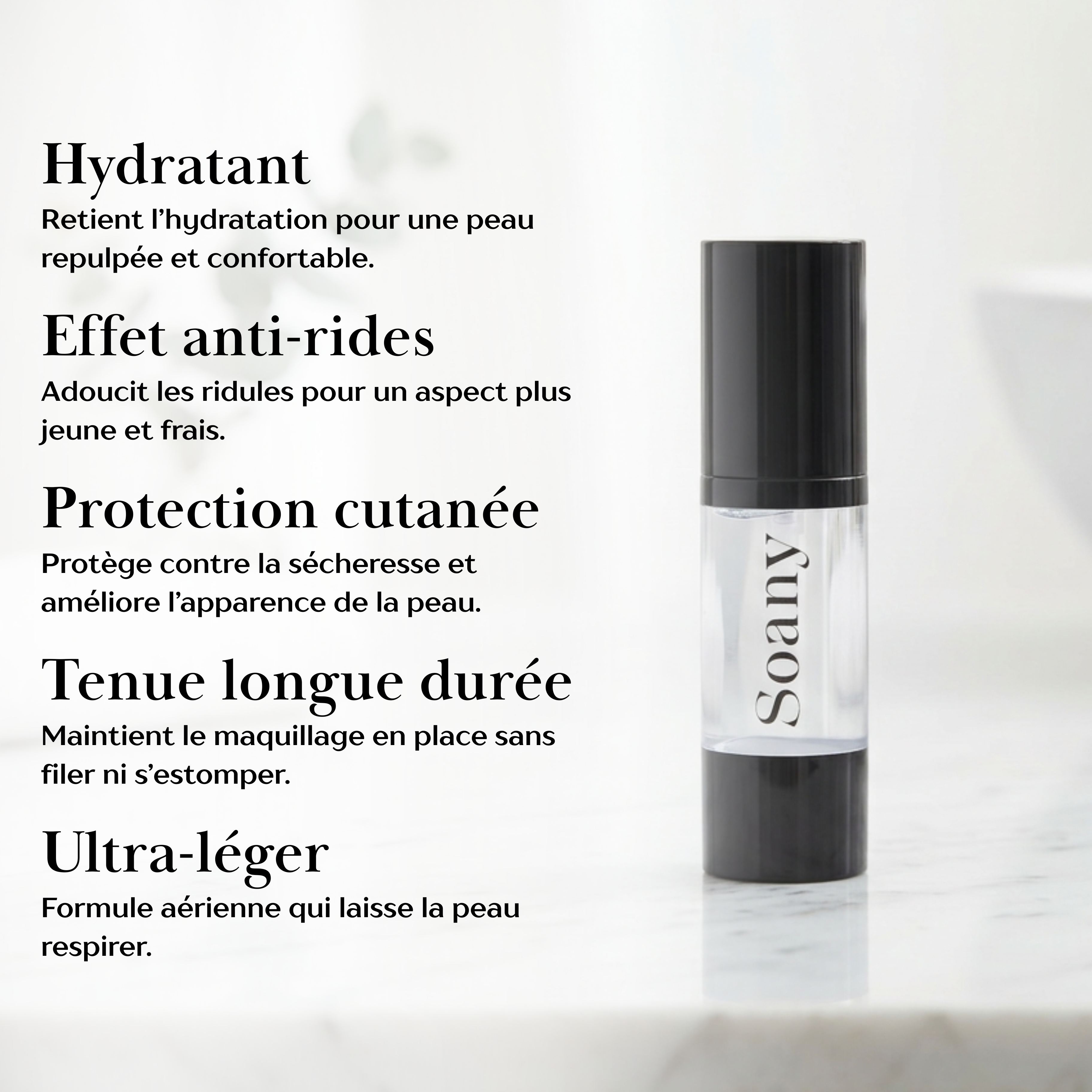 Base velours perfectrice de Soany