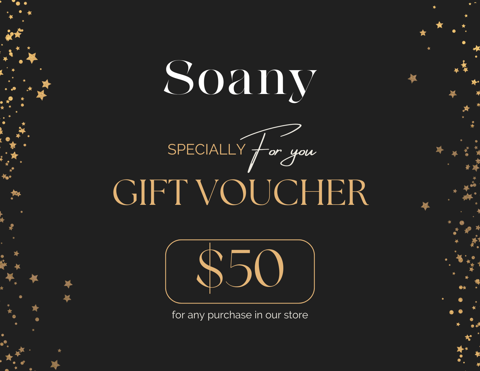 Soany Gift Card - Soany Beauty